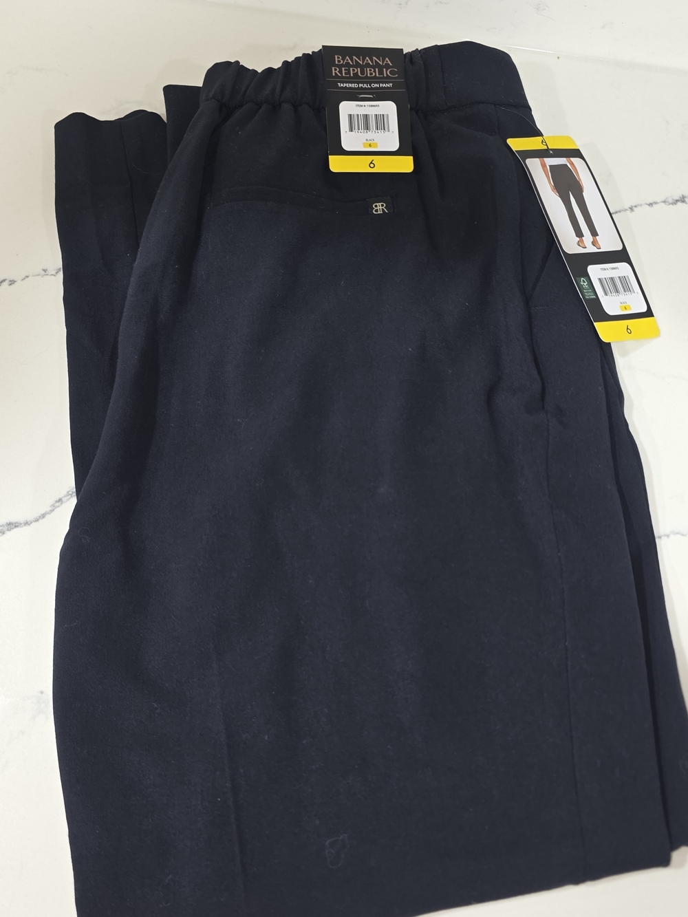 Banana Republic Women's Tailored Pull-On Tapered Pants